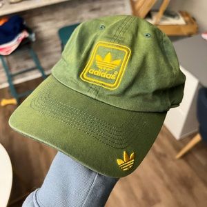 Adidas green hat XL